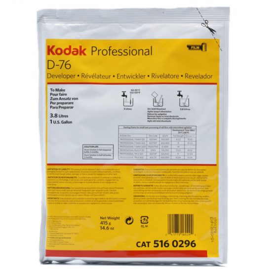 Kodak Professional D-76 Developer 3.8L
